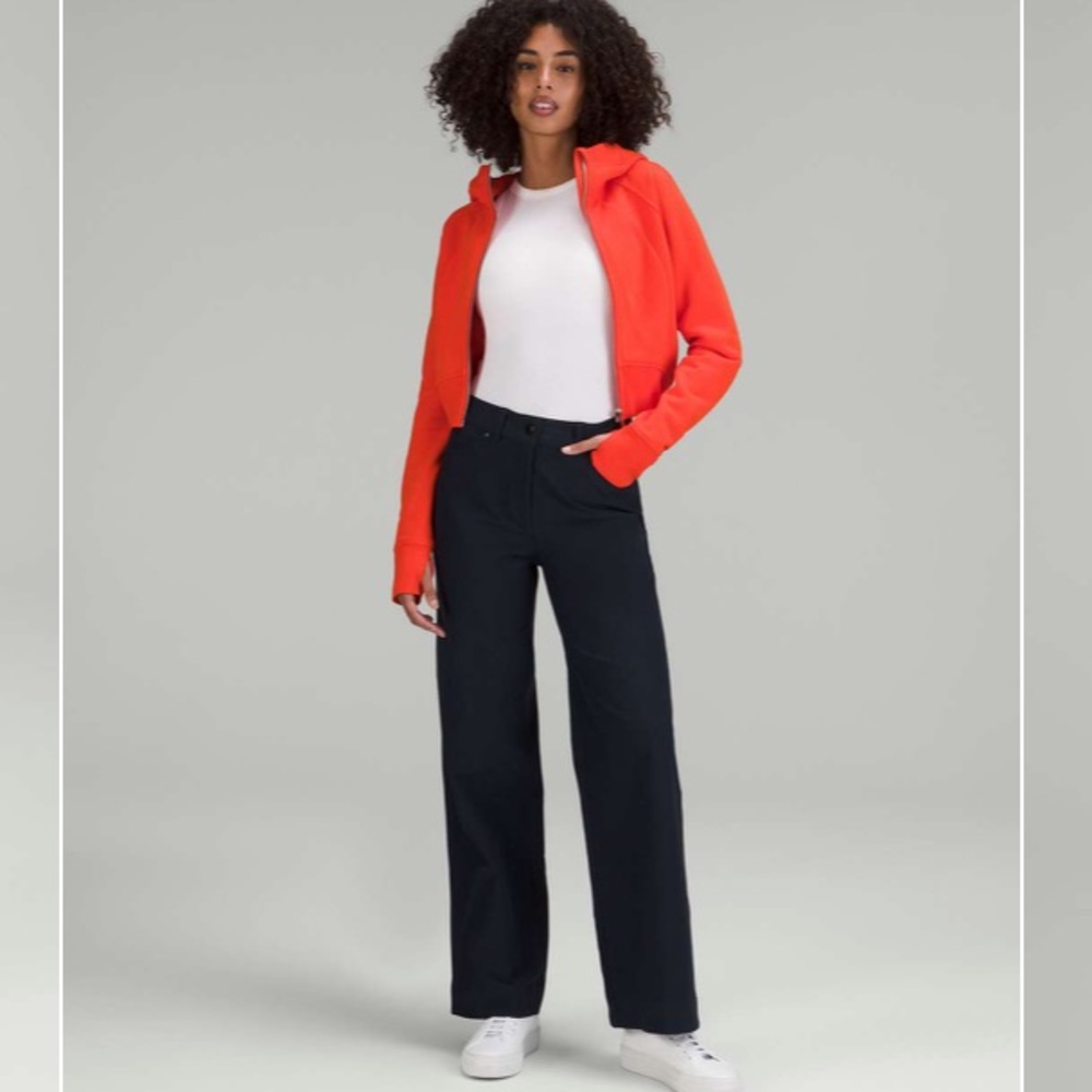 lululemon athletica Navy Wide-Leg Trousers - Picture 3 of 12